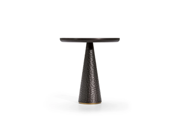 DUO - Round wood and glass coffee table by Poltrona Frau - view 3